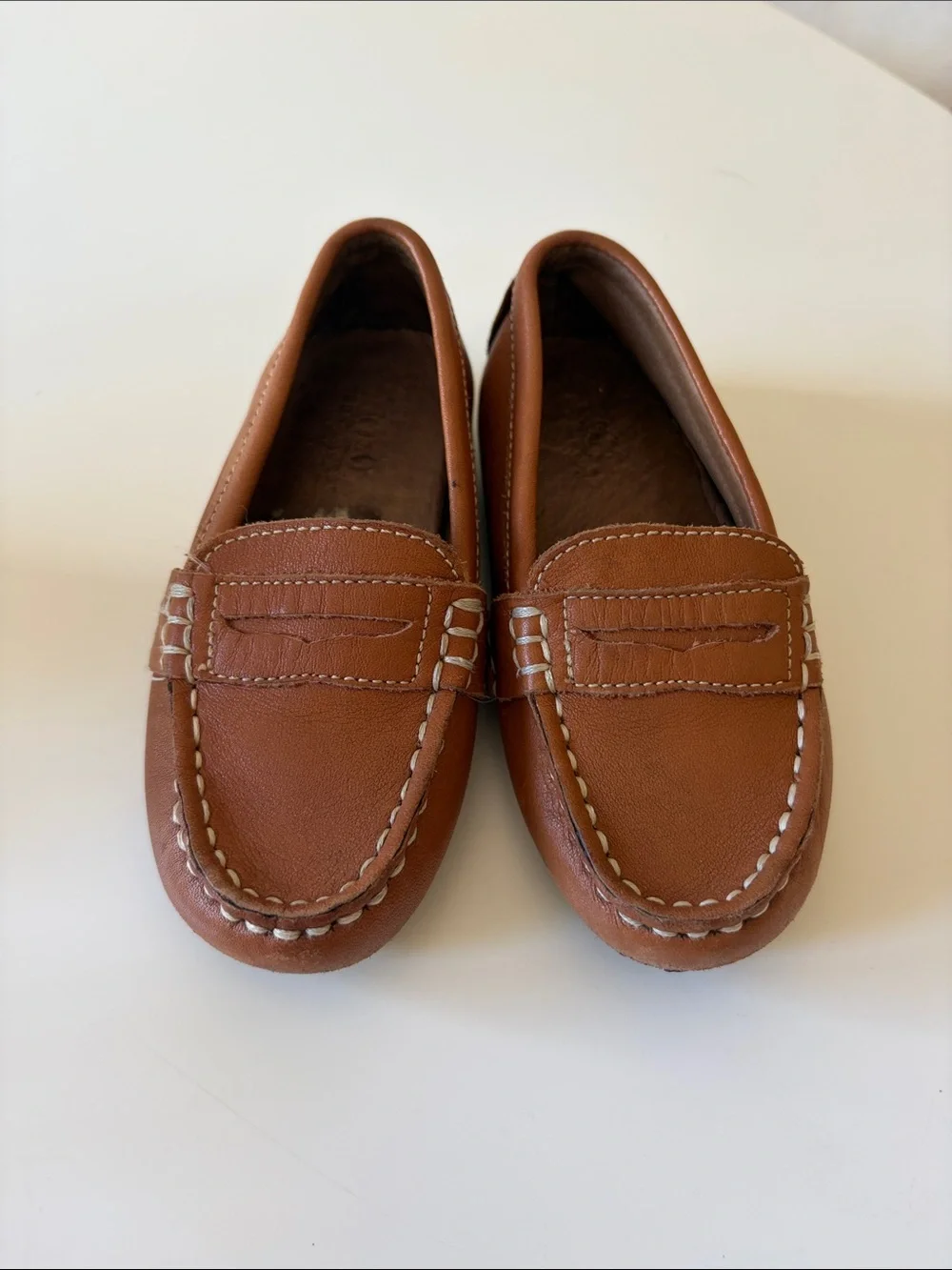 Polo by Ralph Lauren Brown Kids Leather Loafers